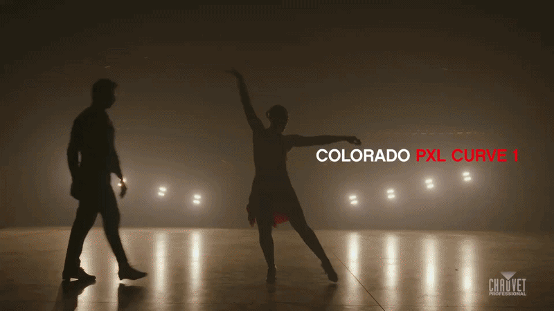 CHAUVET Professional COLORadoPXL Curve 1 & COLORado PXL Curve 5 gif